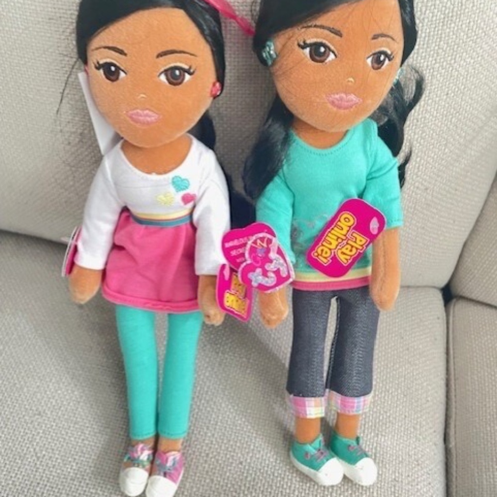 Ty Girlz Dolls Mariah Sydney Set of 2 New with Tags Retired Name Change
